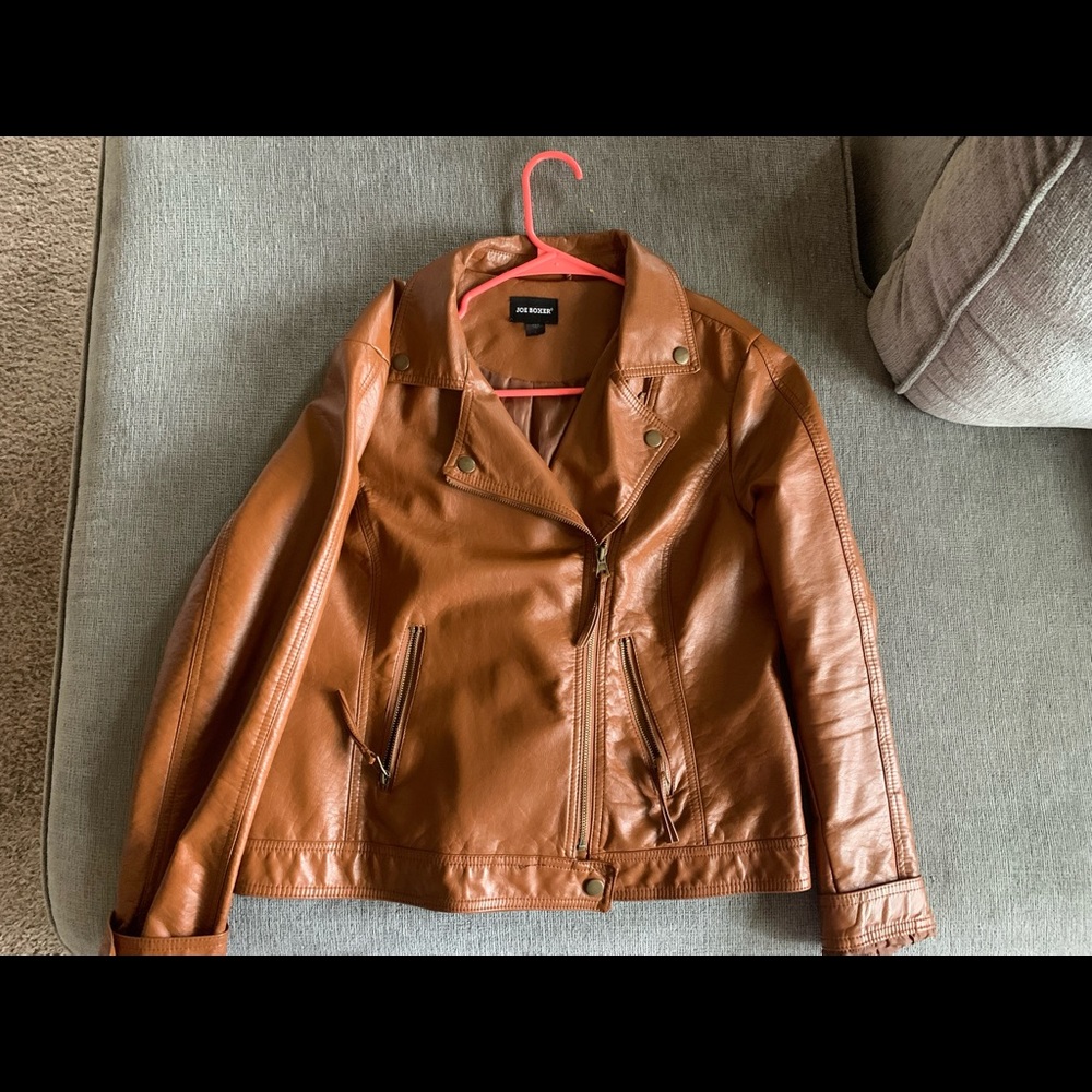 Womens Faux Leather Jacket